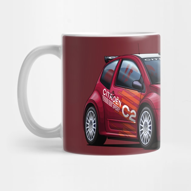 Citroen C2 S1600 - JWRC by Mario Ramos Rally Art